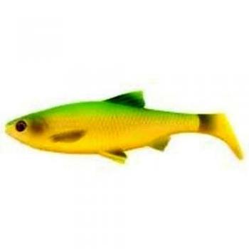 Savage Gear 3d River Roach – 2 GOMA Pez Rojo Ojo Para girar Pesca Goma Goma Sábalo SWIMBAIT CEBO PARA LUCIO, LUCIO señuelo – Carnada Blanda - TIGRE DE FUEGO, 18cm - 70g