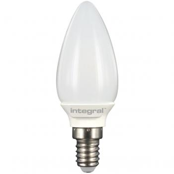 Integral ILB35E14O2.9N03KHCWA - Bombilla LED, 2.9 W, temperatura de color 3000 k, casquillo E14, color rojo anaranjado