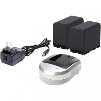 Ikan DV-CANON-900 Canon 900 Style Charger with 2x IBC-950G Batteries