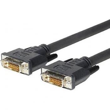 Cable de Video DVI-D 24+1 Macho a Macho de Alta Calidad