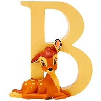 Enchanting Disney , Figura de Bambi y letra B, Para coleccionar, Home Deco, Enesco