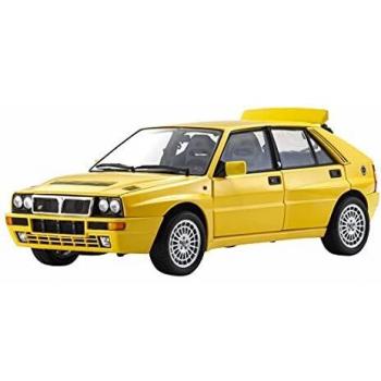 Kyosho- Lancia Coche en Miniatura Coleccionable, Color Amarillo