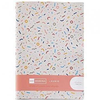 Miquelrius - Cuaderno con Grapa By Rubio Formato 4, Pauta Montesori 5 mm