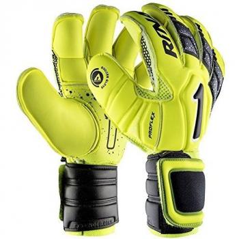 Rinat Uno Alpha Guantes de Portero, Unisex adulto, Amarillo Neón/Negro, 7