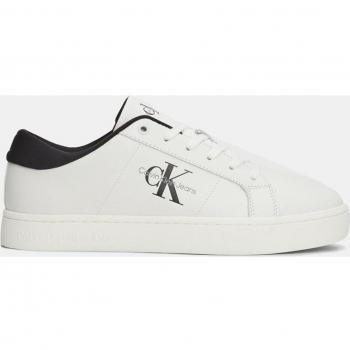 Calvin Klein Classic Cupsole Low Leather - Men's Sneakers Shoes Leather White YM0YM00864-01W ORIGINAL