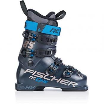 Fischer Botas de Esquí Alpino RC One 85 Vacuum, Unisex, Negro Oscuro/Negro, Talla 25.5