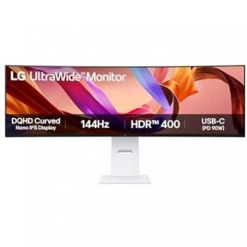 Monitor Curvo UltraWide LG 49U950A-W 49 DQHD 5120x1440 Nano IPS 144Hz USB-C 90W