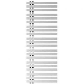 Radiador Seca-Toallas de Hierro ECD Alemania EM Diseño 600 x 1600 mm Blanco - Conexión Lateral - Calefacción Moderna - Incluye Kit de Montaje Mural