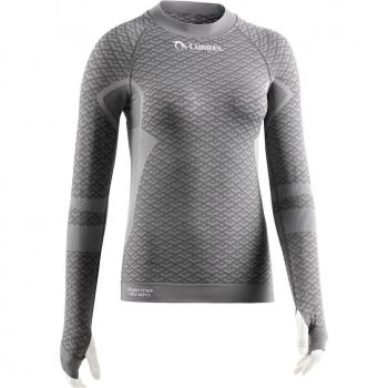 Camiseta térmica de mujer Lurbel Volcano Long Sleeves gris hielo