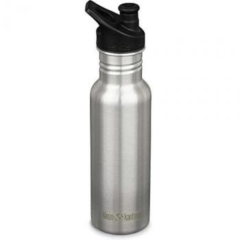 Klean Kanteen Botella de agua Classic de 532ml con tapón Sport