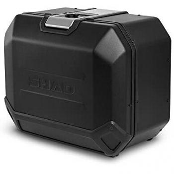 Shad D0TR47100LB Maleta Lateral Izquierda TR47L Terra Edition, Black Aluminio