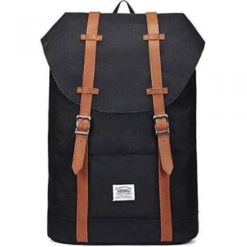 KAUKKO Mochila Casual Mochila de Estudiante Ligero 16 Laptop Bolsa al Aire Libre para Viajar/Deporte/Cámping