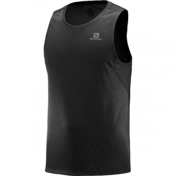 SALOMON Agile Tank, Hombre, Black, M