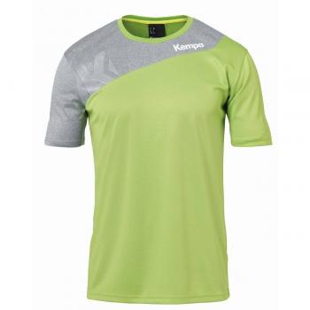 Kempa Niños Core 2.0 Camiseta, Primavera/Verano, Infantil, Color Hope grün/Dark Grau Melan, tamaño 128