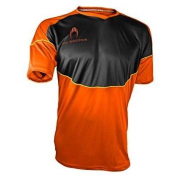 HO Soccer Legacy Camiseta de Portero Manga Corta, Hombre, Naranja/Negro/Lima, M