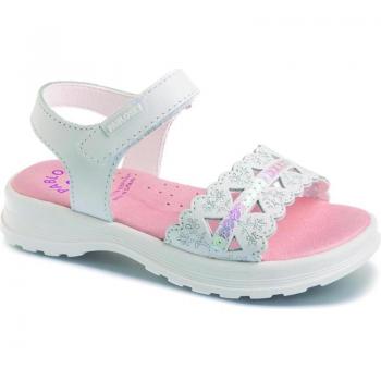 Sandalia Niña Pablosky 417300 - Diseño Moderno y Casual - Comodidad y Durabilidad - Sandalias de Niña con Velcro Olimpo Blanco