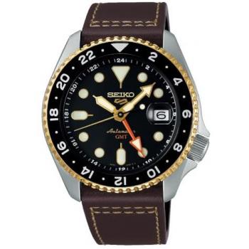 Reloj Automático Seiko 5 Sports GMT 43mm Resistente al Agua 10ATM
