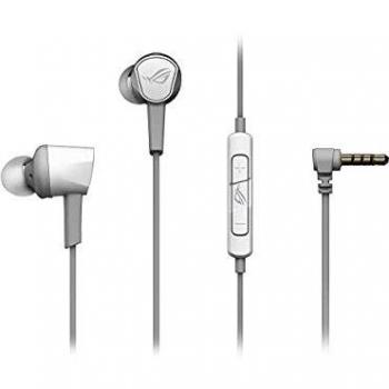 Asus ROG Cetra II Core Gaming InEar Earset 3.5mm Jack Inline Microphone Liquid Silicone Rubber Carry Case Moonlight White Tech Image