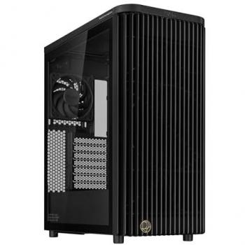 ASUS ProArt PA401 Torre ATX con Panel de Vidrio Templado, USB 3.2, Compatible con GPU de hasta 314 mm, Dos Ventiladores de 160 mm, Bloqueo del Panel Lateral