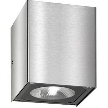 Lámpara de pared LED 5026, acero inoxidable, 2x7W, 3000K, IP54, arriba/abajo