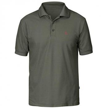 Camisa Polo Fjällräven Crowley Piqué Hombre, Gris Montaña, XXXL