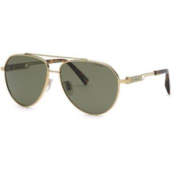 Chopard Men's Stylish Polarized Sunglasses SCHG63, Yellow, 62MM