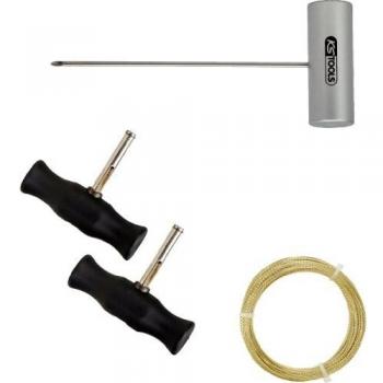 Kit de corte de alambre KS Tools con alambre trenzado, 4 piezas 140.2245