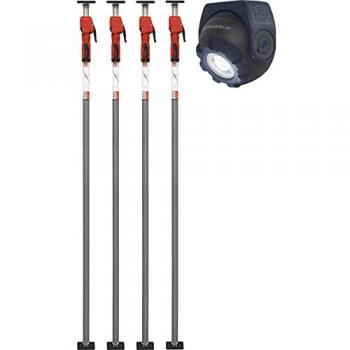 Bessey Soporte Regulable Puntal STE300-SET-SL con barras telescópicas, sonido LED, multicolor