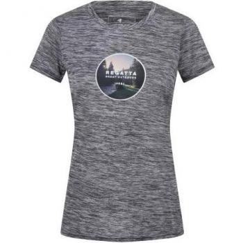 Camiseta Regatta Fingal VII Logotipo Jaspeada para Mujer