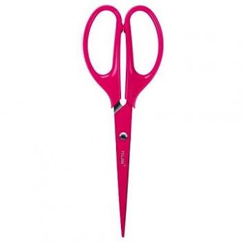 BLISTER TIJERAS MILÁN ACID ROSA CUCHILLA ACERO INOXIDABLE MANGO PLÁSTICO APTO PARA ZURDO