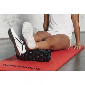 Rodillo de Masaje Foam Roller Singular WOD 32 cm Negro - Rulo para Automasaje y Relajación Muscular
