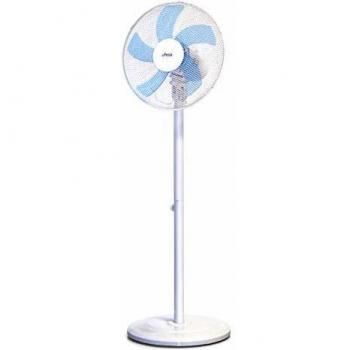 Ufesa SF1400 Ventilador de Pie, 5 Helices, 40cm de Diámetro, 3 Velocidades, Orientable, Oscilación 90º Derecha/Izquierda, Altura Regulable, 50W, Blanco