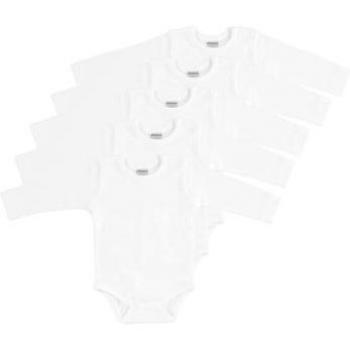 Body de manga larga JACKY Pack de 5 unidades blanco