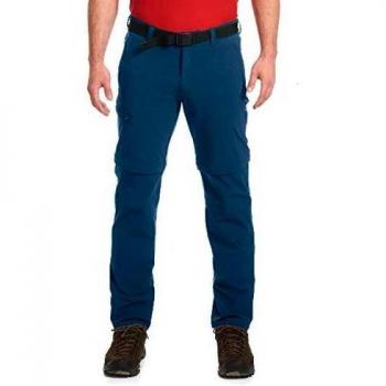 Maier Sports Tajo Men's Zip-Off Hiking Pants, Ensign Blue, Water-Resistant, Regular Fit with 4 Pockets