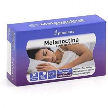 Plameca - Melanoctina Sueña Toda la Noche - 30 Comprimidos Bicapa - Induce al Sueño - Melatonina
