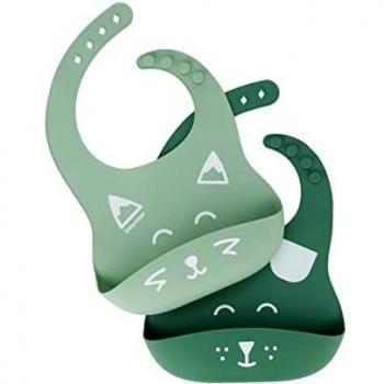 Babymoov Bib'isy Silicone Bib Set, Pack of 2