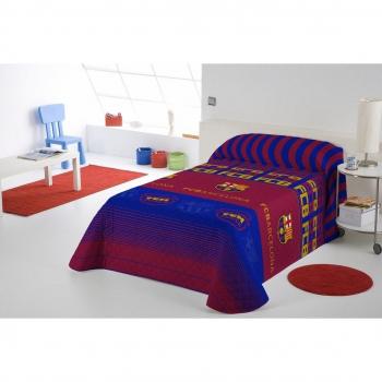 FC BARCELONA Colcha Bouti granate azul FRANJAS Cama 90