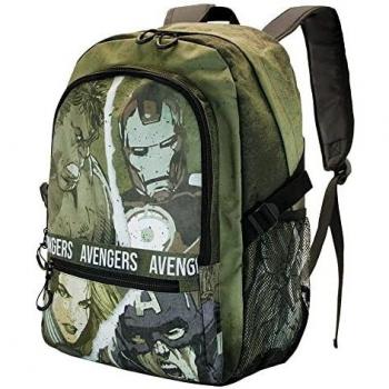 Los Vengadores Shout-Mochila Fight HS FAN, Verde Militar