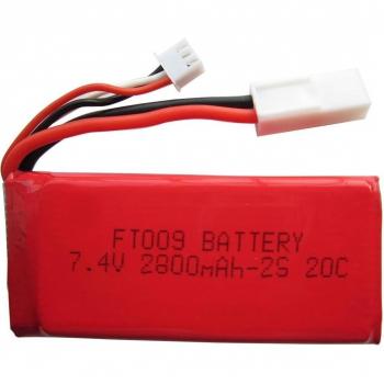 YUNIQUE ESPANA 1 Pieca Bateria Li-ion 7,4V 2800mAH , para FT009 barco del rc repuestos