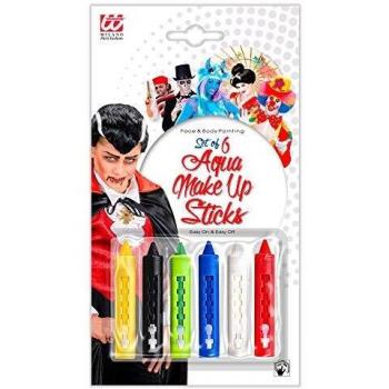 Kit de 6 Barras de Maquillaje al Agua con Dispensador de 18 ml