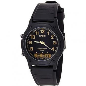 Casio Reloj Analógico-Digital para Hombre de Cuarzo con Correa en Plástico AW-49H-1BVEF