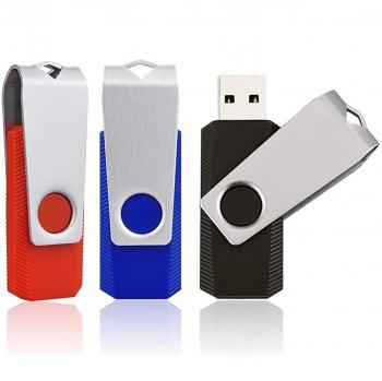 Kexin 16gb memoria usb 20 pendrive 16gb flash drive memorias usb 20 para computadoras tabletas y otros dispositivos 3 unidades color de rojozazul negro