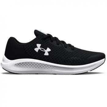 Under Armour Charged Pursuit 3 Boys' Running Shoes - Black/White