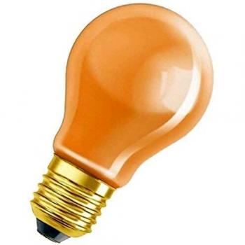 OSRAM Decorativa Bombilla Incandescente, E27, 11 watts, Naranja, 1 Unidad
