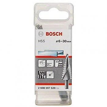 Bosch 2 608 597 520 - Broca escalonada HSS - 6-30 mm, 10,0 mm, 93,5 mm