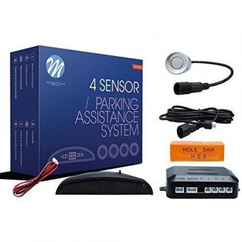 M-Tech CP5S Sensor de aparcamiento CP5 LED con Conectores, Plata