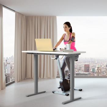 23-Inch Electric Adjustable Standing Desk - Desk Frame Grey