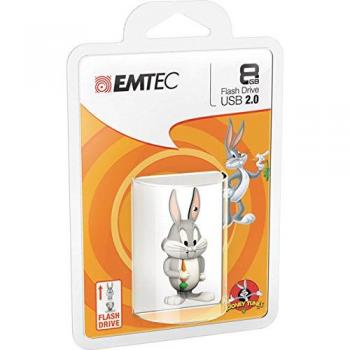 MEMORIA USB 3D LLAVERO 8GB EMTEC L104 LT BUGS BUNNY