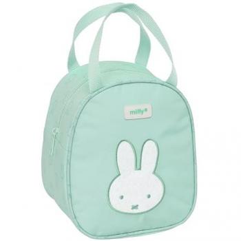 Neceser Termo Reciclado y Repelente al Agua Miffy Menta 19x22x14 cm