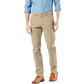 Dockers Smart 360 Flex Motion Slim Fit Chino Pants in Khaki for Men Size 42